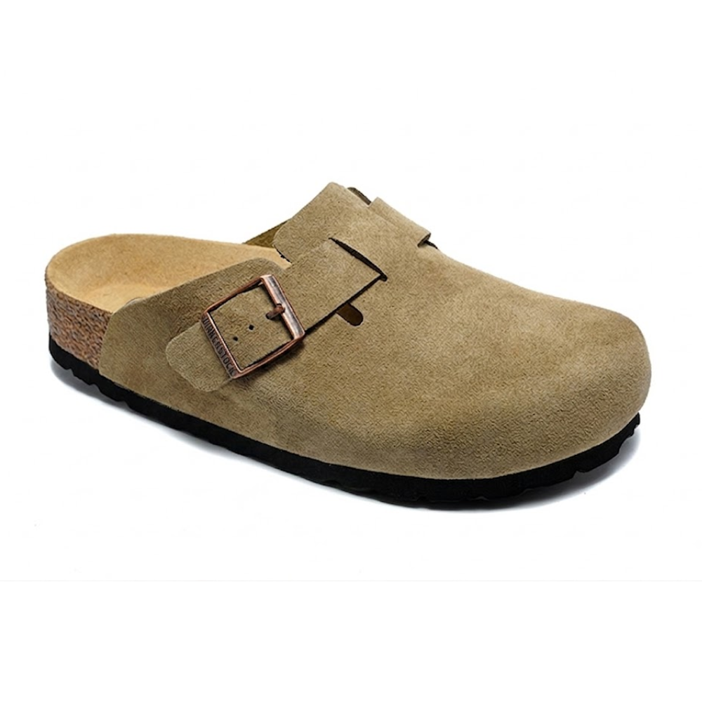 Birkenstock Boston Suede Leather Clogs