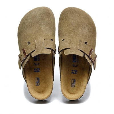 Birkenstock Boston Suede Leather Clogs