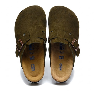 Birkenstock Boston Suede Leather Clogs