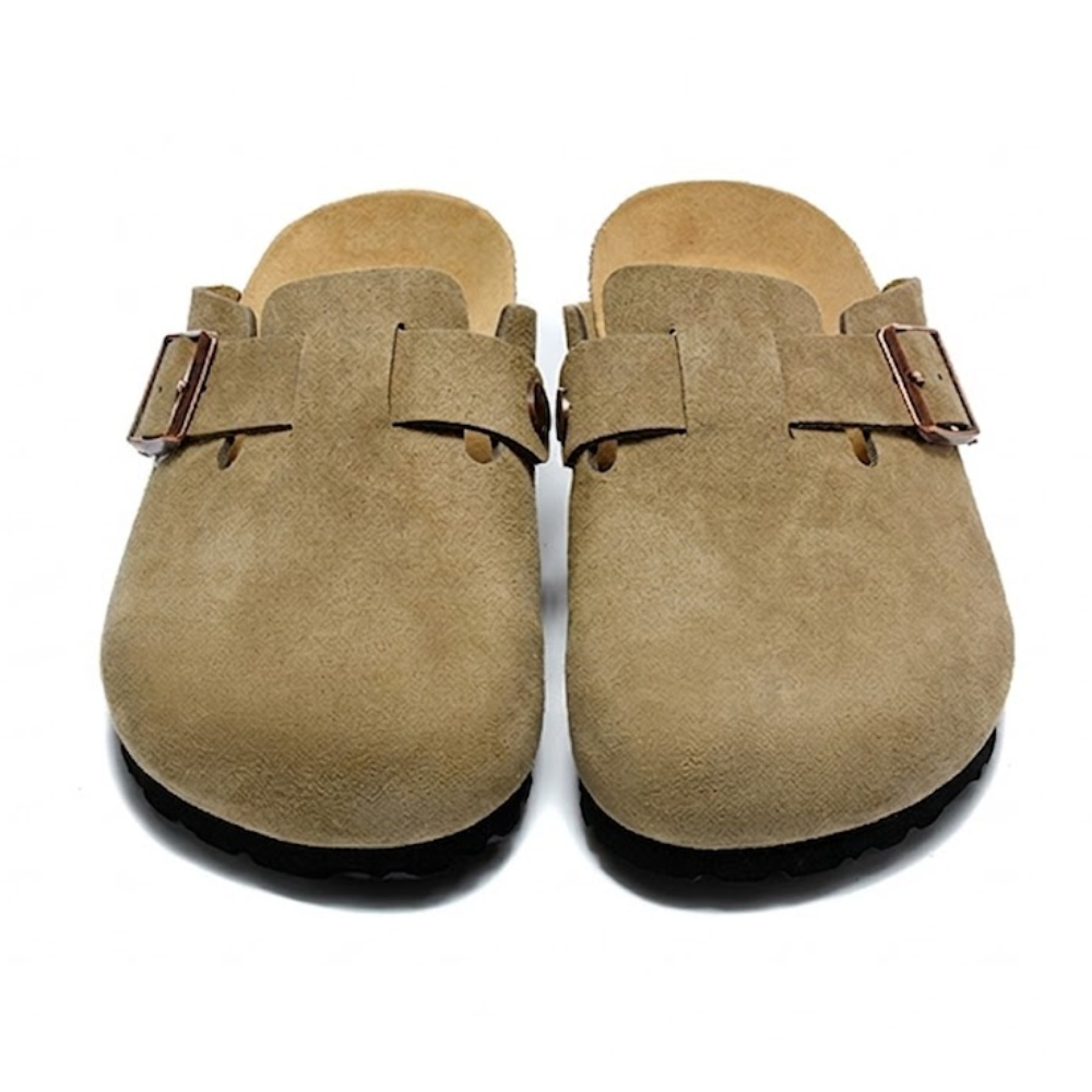 Birkenstock Boston Suede Leather Clogs