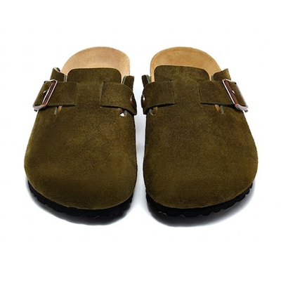 Birkenstock Boston Suede Leather Clogs