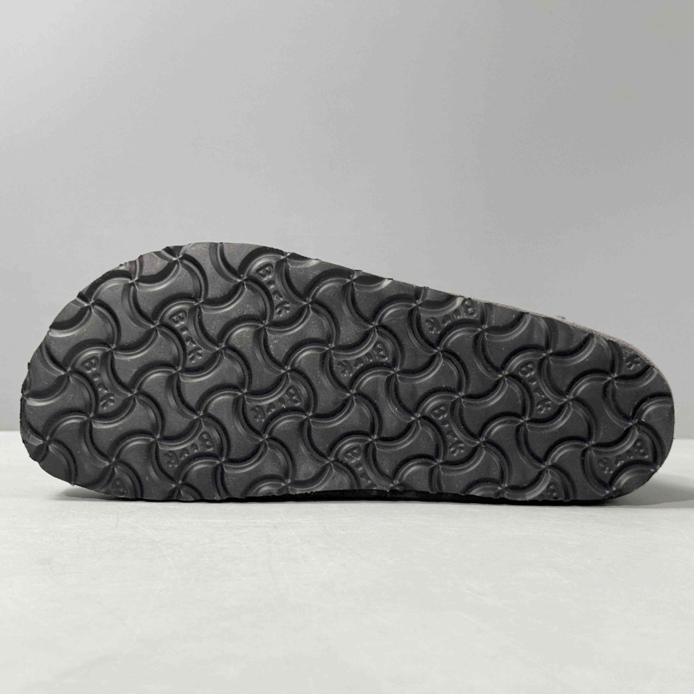 Birkenstock London BS Unisex Suede Closed-Toe Clogs - Whale Gray 1018996