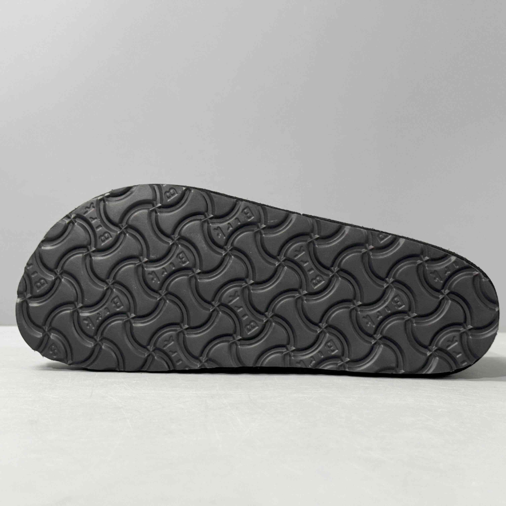Birkenstock London Unisex Black Suede Closed-Toe Clogs