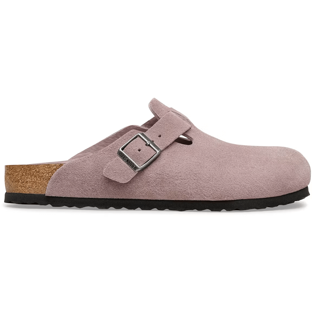 Birkenstock Tokio Unisex Suede Leather Clogs - Faded Purple