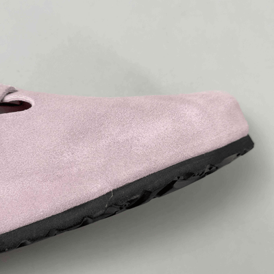 Birkenstock Tokio Unisex Suede Leather Clogs - Faded Purple