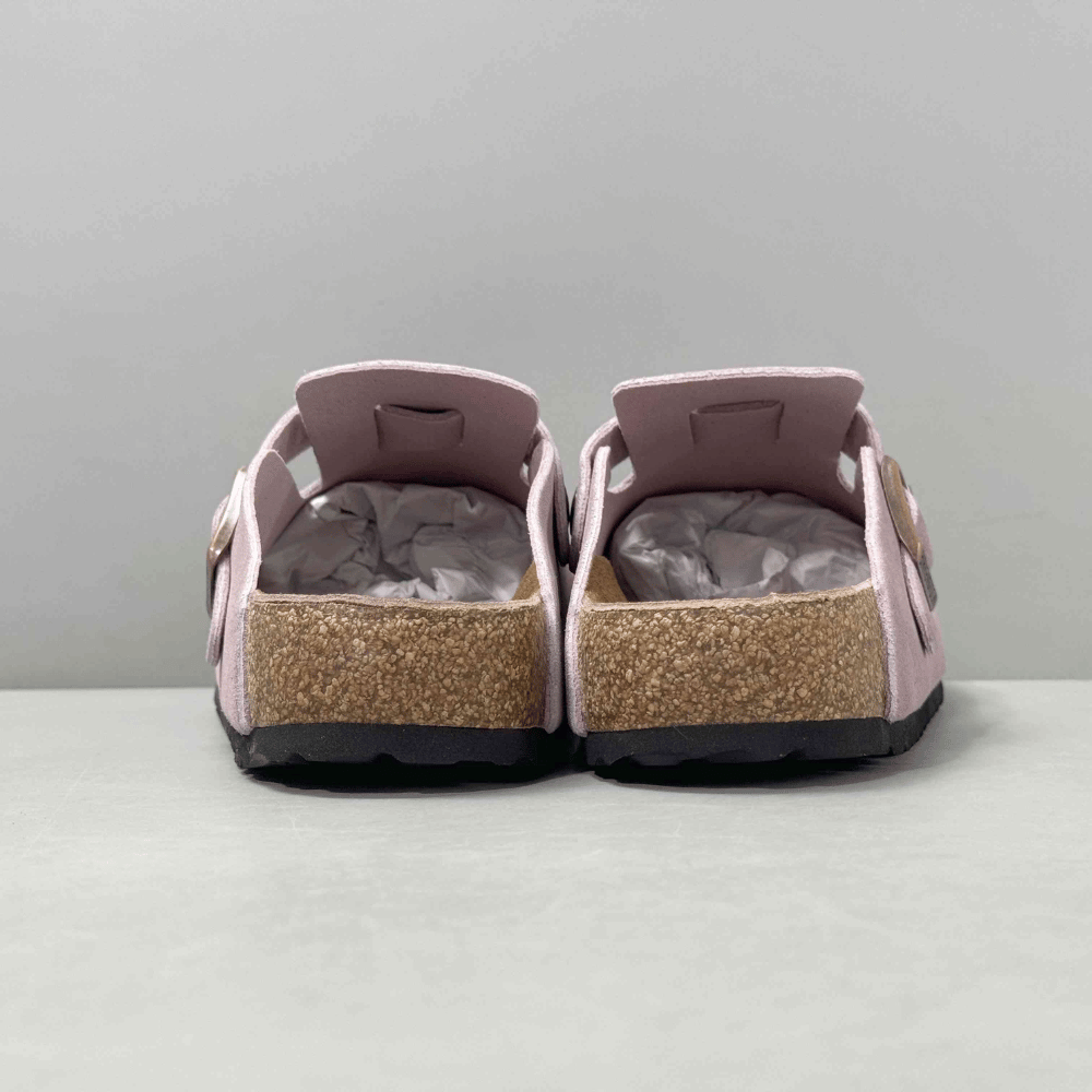 Birkenstock Tokio Unisex Suede Leather Clogs - Faded Purple