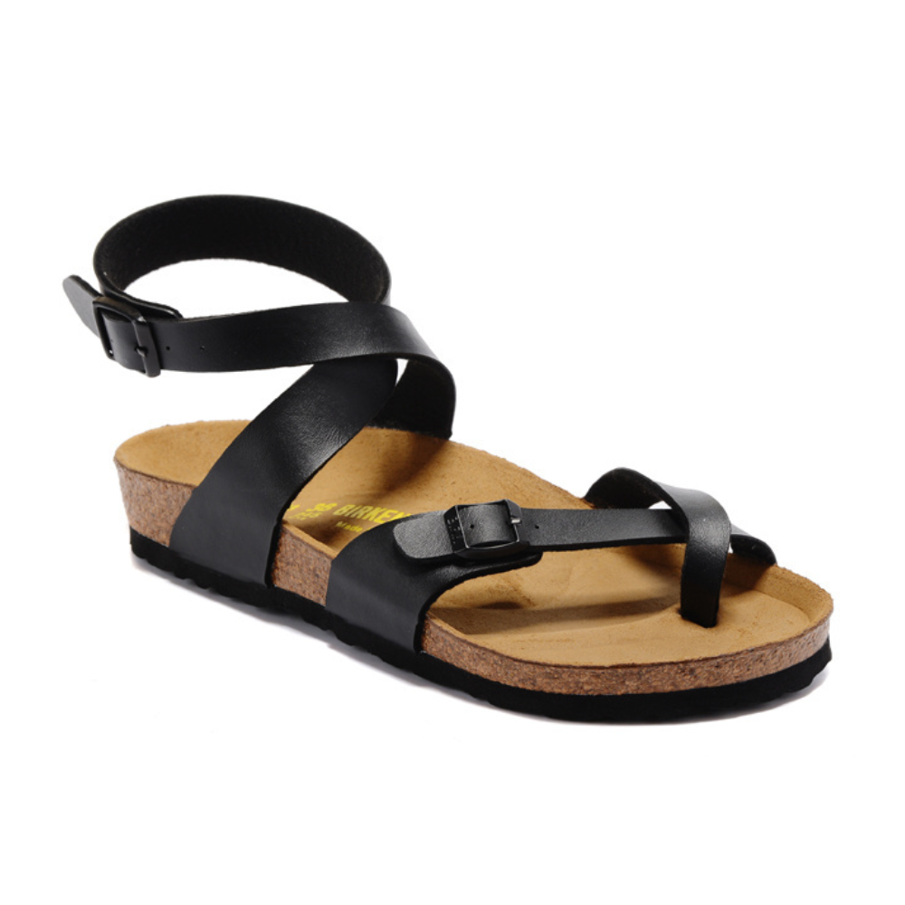 Birkenstock Yara Women's Birko-Flor Nubuck Ankle Strap Sandals