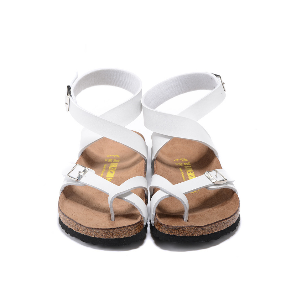 Birkenstock Yara Women's White Ankle Strap Sandals