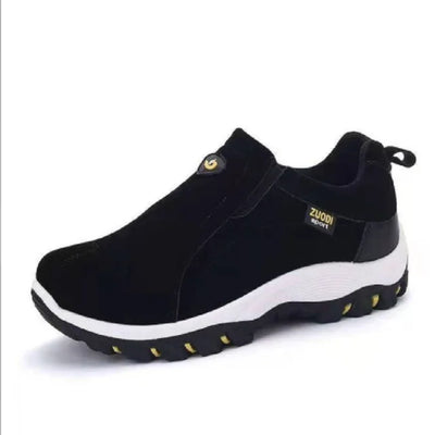 Men’s Slip-On Outdoor Shoes – Casual Walking Trainers with Tread Sole