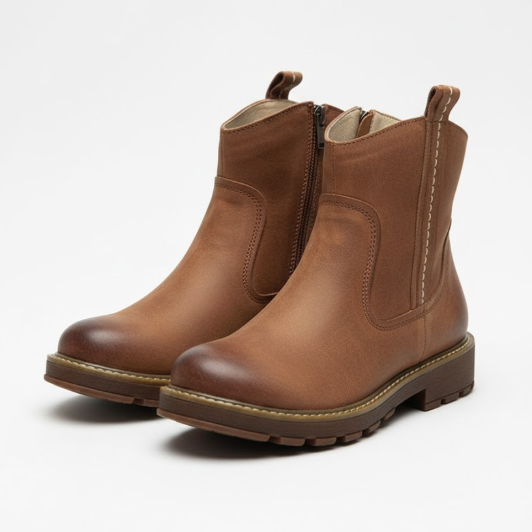 Casual Suede Ankle Boots For Men | Zip