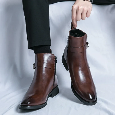 Men’s Chelsea Boots - Elastic Side Panels and Ankle Height Design