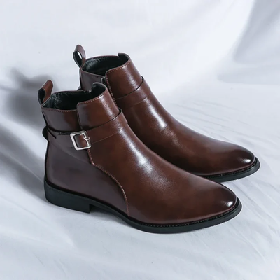 Men’s Chelsea Boots - Elastic Side Panels and Ankle Height Design