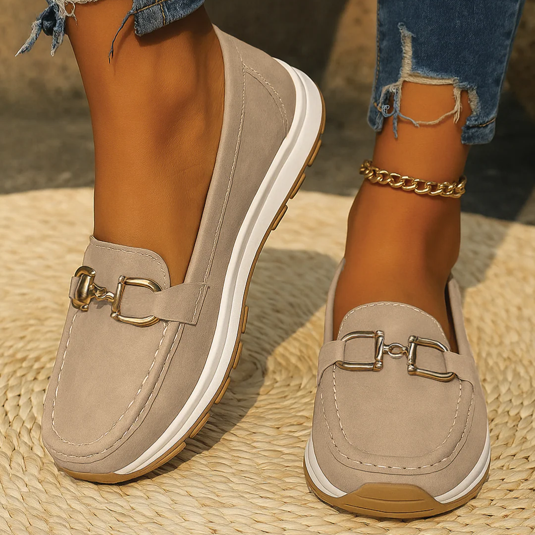 Flat Buckle Loafers for Women | Stylish & Versatile
