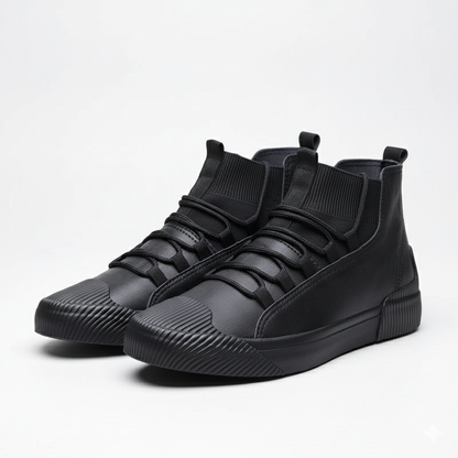High-Top Sneakers for Men | Ribbed Sock Collar