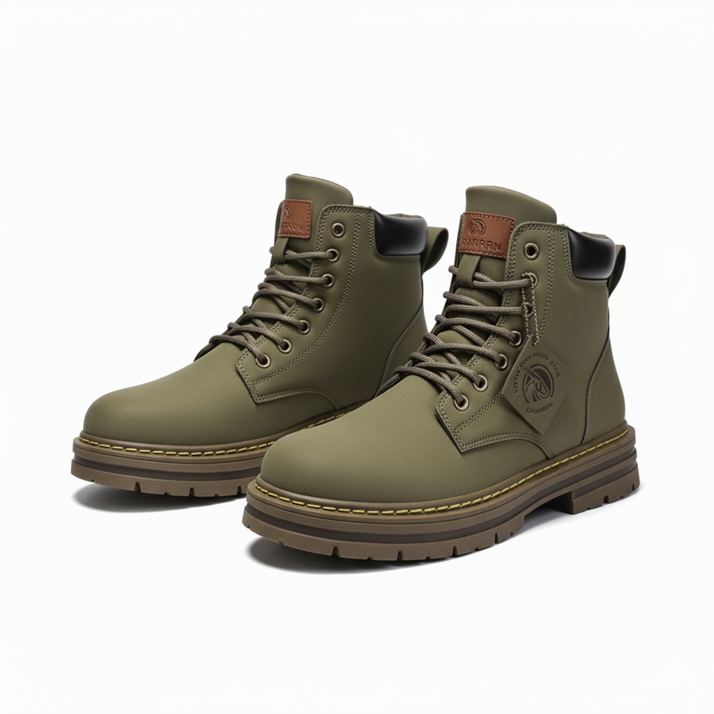 Men’s Lace-Up Work Boots | Durable Grip