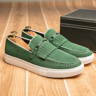 Men’s Tassel Loafers – Slip-On Fringe Casual Dress Shoes