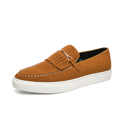 Men’s Tassel Loafers – Slip-On Fringe Casual Dress Shoes