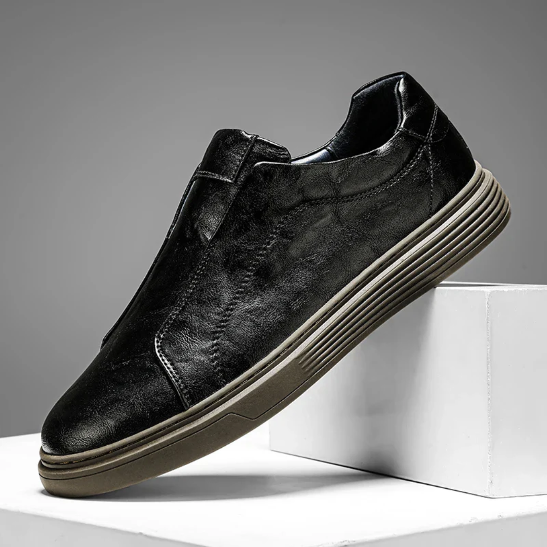 Genuine Leather Shoes for Men | Classic Lace-Up Style