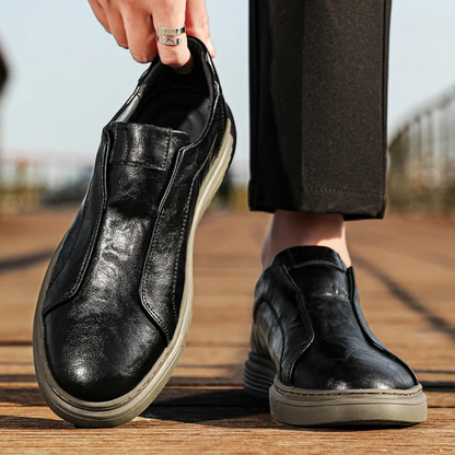 Genuine Leather Shoes for Men | Classic Lace-Up Style