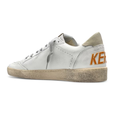 Golden Goose Ball Star White Navy Star Low Top Sneakers