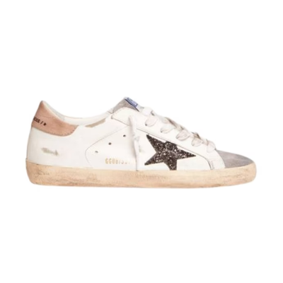 Golden Goose Super-Star Glitter Star Sneakers