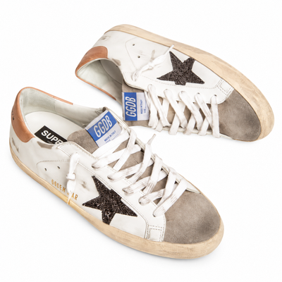 Golden Goose Super-Star Glitter Star Sneakers