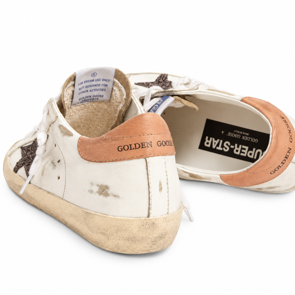 Golden Goose Super-Star Glitter Star Sneakers
