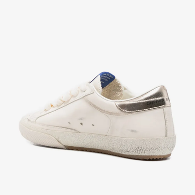 Golden Goose Super-Star Leather Sneakers with Star Detail