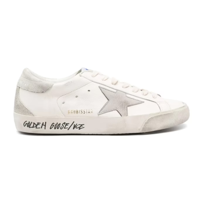 Golden Goose Women's Super-Star Nappa White Silver Star Sneakers