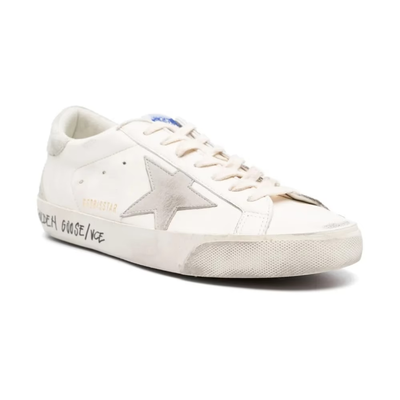 Golden Goose Women's Super-Star Nappa White Silver Star Sneakers