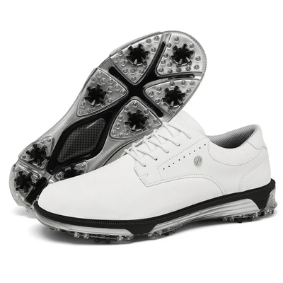 Men’s Golf Shoes - Spiked Cleat Outsole and Lace-Up Design