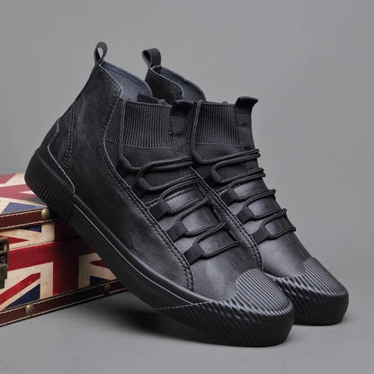 High-Top Sneakers for Men | Ribbed Sock Collar