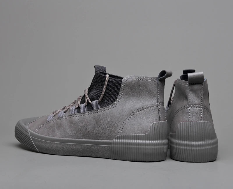 High-Top Sneakers for Men | Ribbed Sock Collar