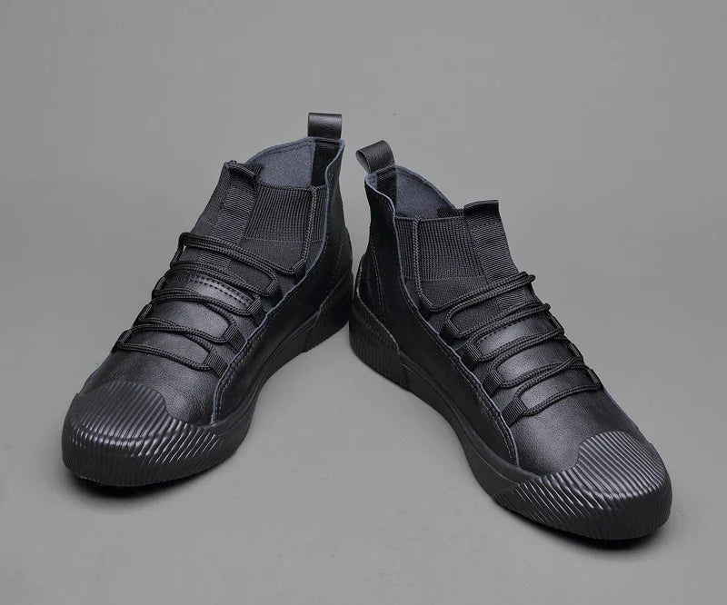 High-Top Sneakers for Men | Ribbed Sock Collar