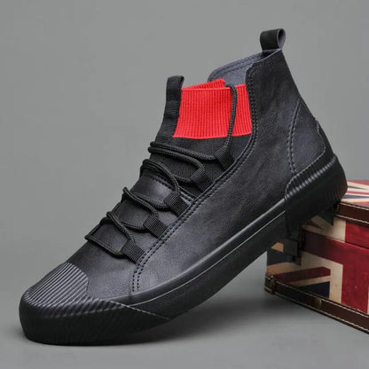 High-Top Sneakers for Men | Ribbed Sock Collar