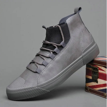 High-Top Sneakers for Men | Ribbed Sock Collar