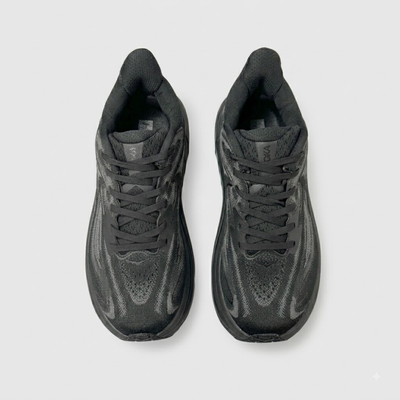 HOKA Clifton 10 Wide Triple Black Running Shoes