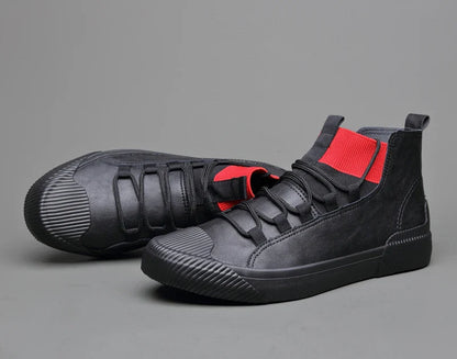 High-Top Sneakers for Men | Ribbed Sock Collar