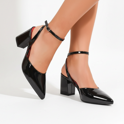 Women’s Slingback Heels with Back Strap