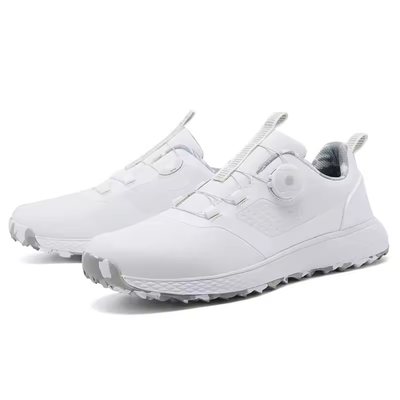 Men's Golf Shoes – Water-Resistant Lace-Up Low Top Golf Trainers