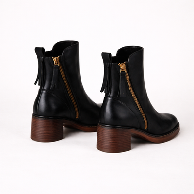 Women's Ankle Heel Boots – Low Heel Casual Ankle Boots