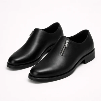Men's Oxford Brogue Shoes – Classic Low Heel Formal Dress Shoes