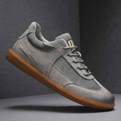 Men’s Multi Panel Lace-Up Sneakers - Low Top Casual Trainers