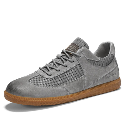 Men’s Multi Panel Lace-Up Sneakers - Low Top Casual Trainers