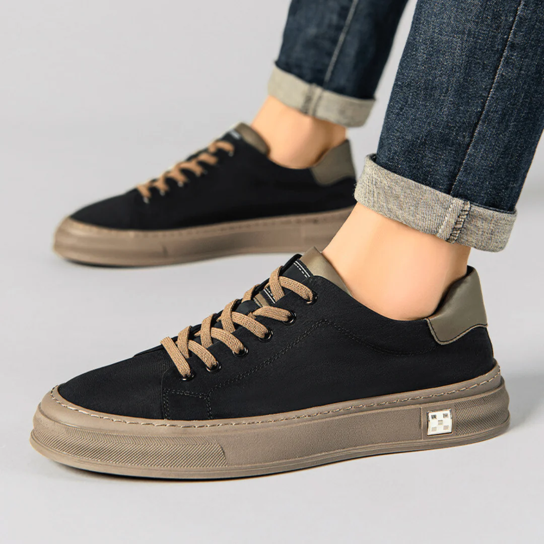 Low Sneakers for Men | Minimal Lace-Up Style