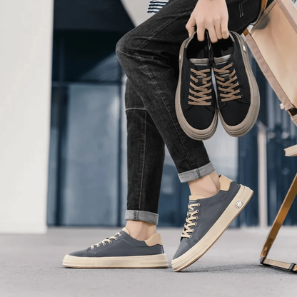 Low Sneakers for Men | Minimal Lace-Up Style