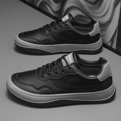 Lace-Up Sneakers for Men | Contrast Sole Design