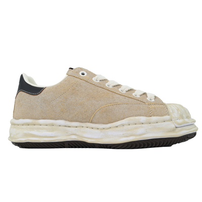 Maison Mihara Yasuhiro Blakey Beige Textured Low-Top Sneakers