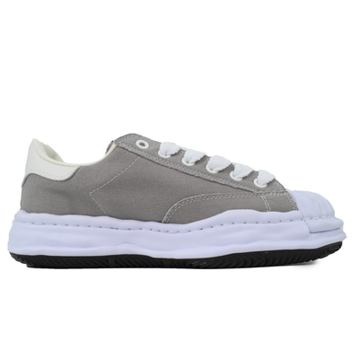 Maison Mihara Yasuhiro Blakey Men's Grey White Canvas Low-Top Sneakers