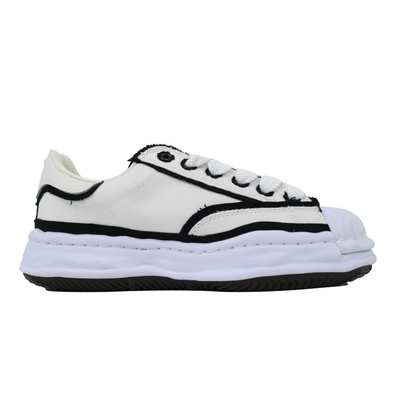 Maison Mihara Yasuhiro Blakey Men's White Black Canvas OG Sole Sneakers